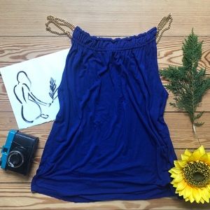 3/$36 Gold Chain Strap Tank